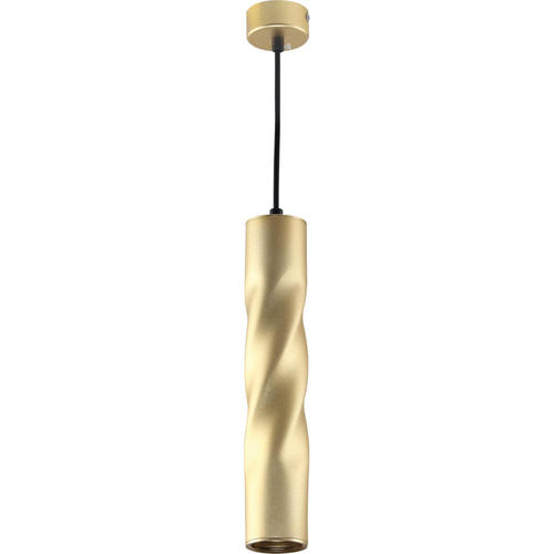 pendul tubular aluminiu gu10 auriu 55x30cm