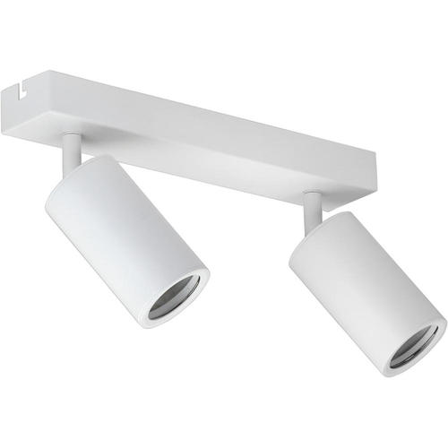 lampa de tavan soclu 2 x gu10 aluminiu alb 30x6x18cm