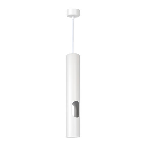 pendul tubular aluminiu gu10 alb 6x40cm
