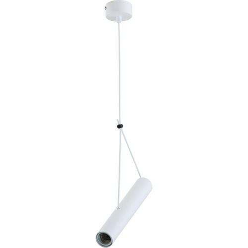 pendul e27 aluminiu alb 4x40cm