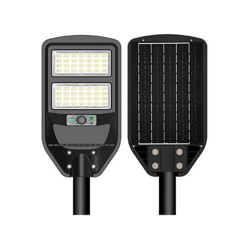 lampa stradala cu led si energie solara 8ah 1200lm 6000k ip65 telecomanda