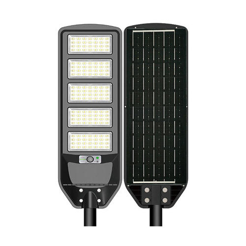 lampa stradala cu led si energie solara 18ah 2700lm 6000k ip65 telecomanda