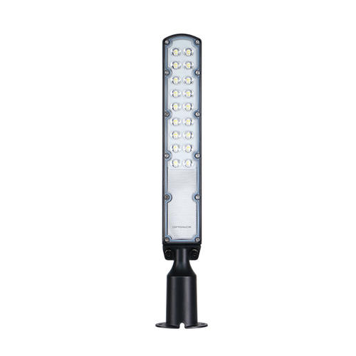lampa stradala led 50w 100lm w ip65 75x130 4000k corp negru