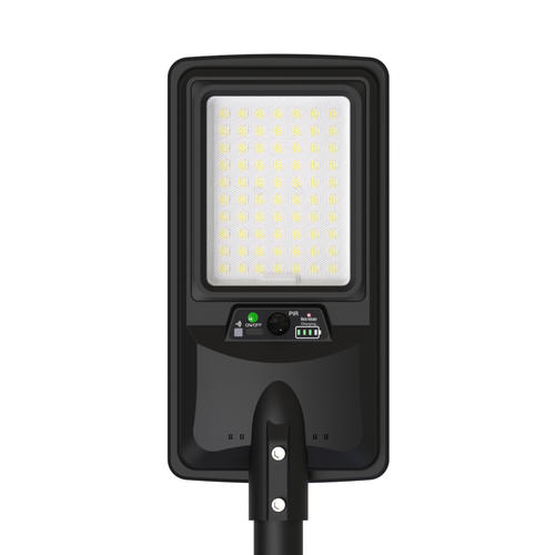 lampa stradala led solara 2250lm 12ah ip65 6000k telecomanda