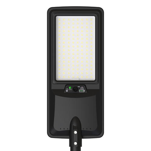 lampa stradala led solara 4500lm 25ah ip65 6000k telecomanda