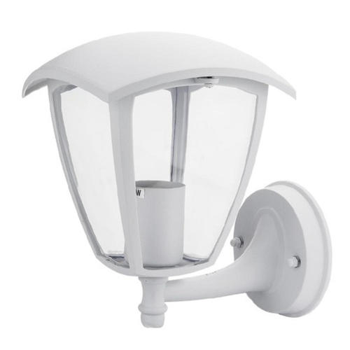 lampadar alb din aluminiu pentru 1 bec e27