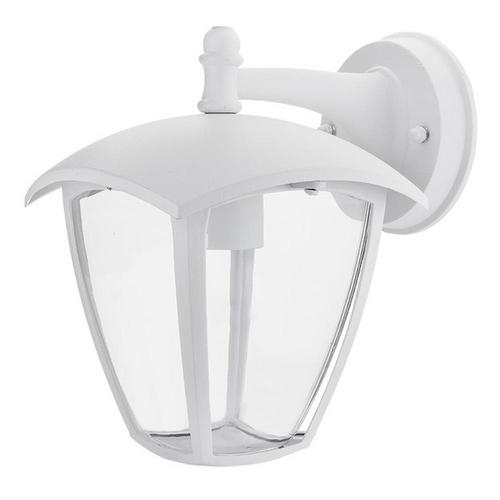 lampadar alb din aluminiu pentru 1 bec e27