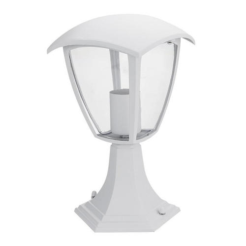 lampadar de aplicat alb din aluminiu pentru 1 bec e27