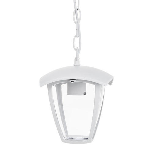 lampadar suspendat alb din aluminiu pentru 1 bec e27