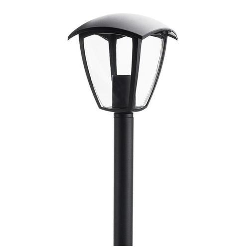 lampadar de gradina 90cm negru din aluminiu pentru 1 bec e27