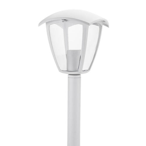 lampadar de gradina 90cm alb din aluminiu pentru 1 bec e27