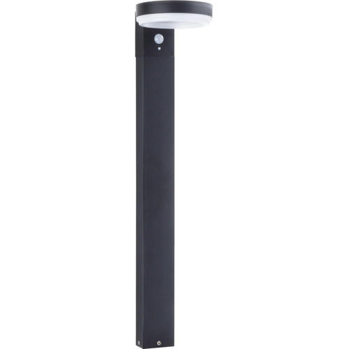 felinar led solar de gradina vopsit cu suport 90cm 6w 600lm 37v 2200mah 6000k ip44