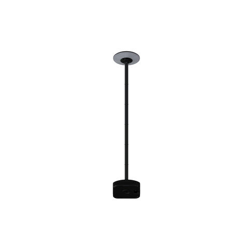 lampa led solara pentru gradina parc 1800lm cct negru 25m stalp rezervor de apa ip65 telecomanda