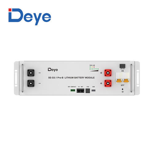 baterie cu litiu deye de joasa tensiune 512kwh 512v 100ah