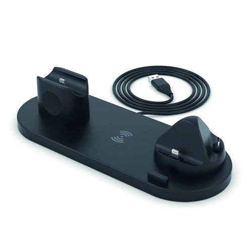 statie de incarcare multifunctionala neagra 6in1