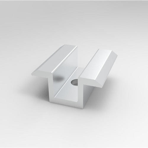 clema de mijloc 20mm latime 19mm inaltime aluminiu