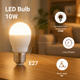 bec led e27 g46 10w 1000lm 2700k 1