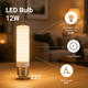 bec led e27 d28 h115mm 12w 1550lm 230v 2700k 96 buc 2835smd 1