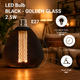 bec led e27 25w negru 1800k sticla aurie 1
