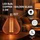 bec led e27 25w cupru 1800k sticla aurie 1