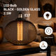 bec led e27 25w negru 1800k sticla aurie 1