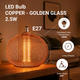 bec led e27 25w cupru 1800k sticla aurie 1