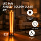 bec led e27 3w chihlimbar 1800k sticla aurie 1