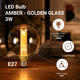 bec led e27 3w chihlimbar 1800k sticla aurie 1