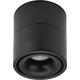 spot led aplicat 12w 80lm w negru 4000k bridgelux cip reglabil 2