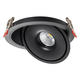 spot led cob 15w rotund rotativ negru 100lm w cct bridgelux