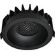 spot led cob 10w rotund negru 100lm w cct bridgelux