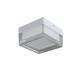 aplica led de exterior patrat alb 9w 3cct 100lm w ip65