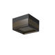 aplica led de exterior patrat negru negru 9w 3cct 100lm w ip65