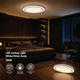 aplica led 36w 75lm w alb argintiu corp cct 1