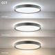 aplica led 36w 75lm w alb gri corp cct 2