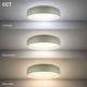 aplica led 24w 75lm w alb verde reseda corp cct 2