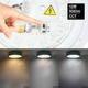 aplica led 12w 75lm w alb cyan corp cct 2