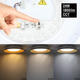 aplica led 24w 75lm w alb lemn corp cct 5