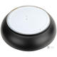 aplica led 24w 75lm w negru lemn corp cct 6