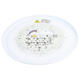 aplica led 48w 75lm w alb lemn corp cct telecomanda 5