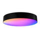 aplica led 40w rgb10w 75lm w negru 3cct cu memorie telecomanda