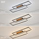 aplica led 86w 75lm w negru lemn corp cct telecomanda 2