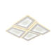 aplica led 128w 75lm w alb gri corp cct telecomanda