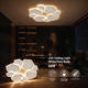 aplica led 68w 75lm w alb gri corp cct telecomanda 1