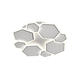 aplica led 68w 75lm w alb gri corp cct telecomanda