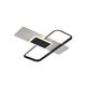 aplica led 68w 75lm w alb negru corp cct telecomanda