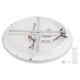 aplica led 78w 75lm w alb negru corp cct telecomanda 5