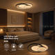 aplica led 84w 75lm w alb negru corp cct telecomanda 1