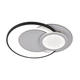aplica led 84w 75lm w alb negru corp cct telecomanda