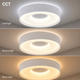 aplica led alb 54w 90lm w 3cct cu memorie telecomanda 2